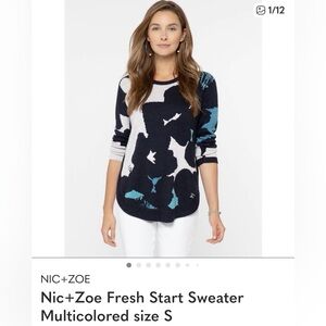 Nic+Zoe Multicolored Sweater